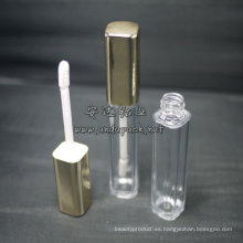 Botella de lustre de labio cuadrado cosméticos